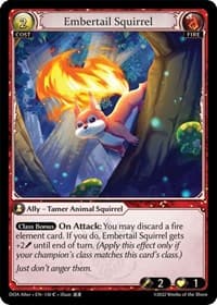 Embertail Squirrel - Dawn of Ashes Alter Edition - Grand Archive TCG card