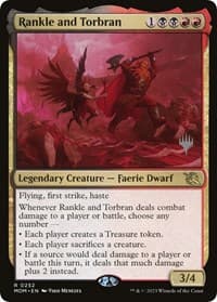Rankle and Torbran - Promo Pack: March of the Machine - Magic: The Gathering card