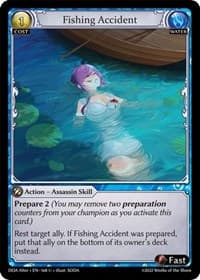 Fishing Accident - Dawn of Ashes Alter Edition - Grand Archive TCG card