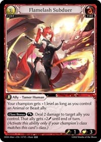 Flamelash Subduer - Dawn of Ashes Alter Edition - Grand Archive TCG card