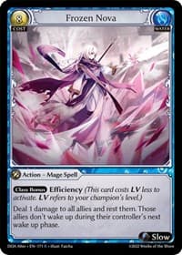 Frozen Nova - Dawn of Ashes Alter Edition - Grand Archive TCG card