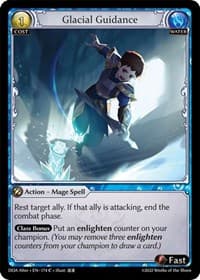 Glacial Guidance - Dawn of Ashes Alter Edition - Grand Archive TCG card