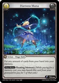 Harness Mana - Dawn of Ashes Alter Edition - Grand Archive TCG card