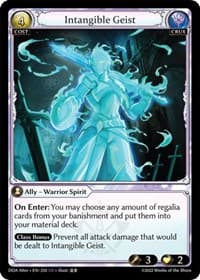 Intangible Geist - Dawn of Ashes Alter Edition - Grand Archive TCG card