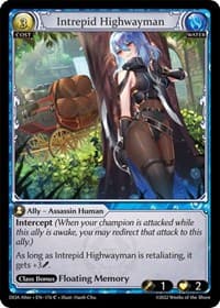 Intrepid Highwayman - Dawn of Ashes Alter Edition - Grand Archive TCG card