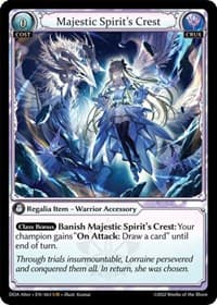 Majestic Spirit's Crest - Dawn of Ashes Alter Edition - Grand Archive TCG card