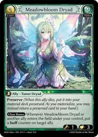 Meadowbloom Dryad - Dawn of Ashes Alter Edition - Grand Archive TCG card