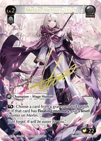 Merlin, Memory Thief (CSR) - Dawn of Ashes Alter Edition - Grand Archive TCG card