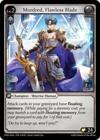 Mordred, Flawless Blade - Dawn of Ashes Alter Edition - Grand Archive TCG card