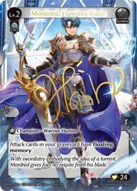 Mordred, Flawless Blade (CSR) - Dawn of Ashes Alter Edition - Grand Archive TCG card