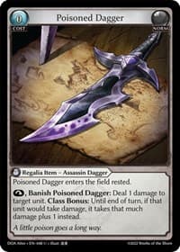 Poisoned Dagger - Dawn of Ashes Alter Edition - Grand Archive TCG card