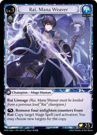 Rai, Mana Weaver - Dawn of Ashes Alter Edition - Grand Archive TCG card