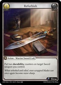Refurbish - Dawn of Ashes Alter Edition - Grand Archive TCG card
