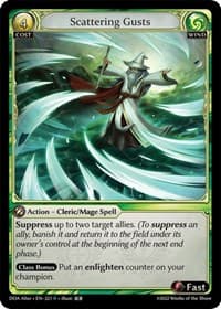Scattering Gusts - Dawn of Ashes Alter Edition - Grand Archive TCG card