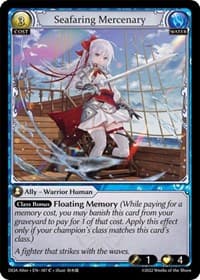 Seafaring Mercenary - Dawn of Ashes Alter Edition - Grand Archive TCG card