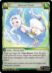 Second Wind - Dawn of Ashes Alter Edition - Grand Archive TCG card