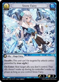 Snow Fairy - Dawn of Ashes Alter Edition - Grand Archive TCG card