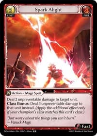 Spark Alight - Dawn of Ashes Alter Edition - Grand Archive TCG card