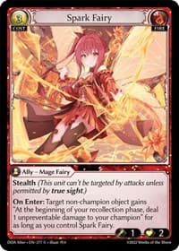Spark Fairy - Dawn of Ashes Alter Edition - Grand Archive TCG card