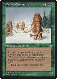 Woolly Mammoths - Ice Age - Magic: The Gathering card