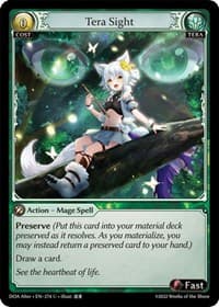 Tera Sight - Dawn of Ashes Alter Edition - Grand Archive TCG card
