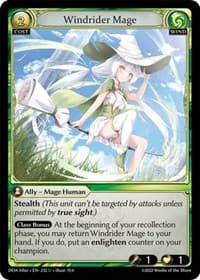 Windrider Mage - Dawn of Ashes Alter Edition - Grand Archive TCG card