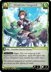 Windrider Vanguard - Dawn of Ashes Alter Edition - Grand Archive TCG card