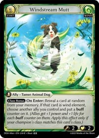 Windstream Mutt - Dawn of Ashes Alter Edition - Grand Archive TCG card