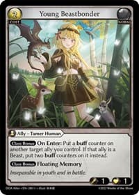 Young Beastbonder - Dawn of Ashes Alter Edition - Grand Archive TCG card