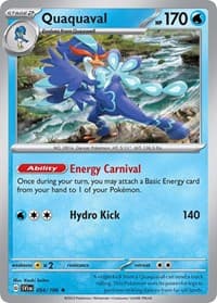 Quaquaval - Deck Exclusives - Pokemon card