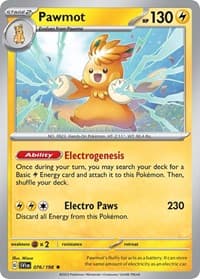 Pawmot - Deck Exclusives - Pokemon card