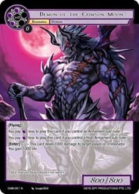 Demon of the Crimson Moon - Crimson Moon's Battleground - Force of Will card