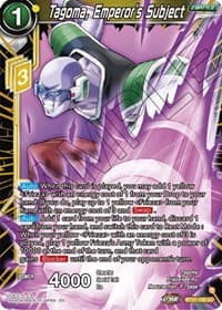 Tagoma, Emperor's Subject - Wild Resurgence - Dragon Ball Super: Masters card