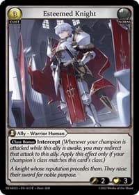 Esteemed Knight - 2022 Demo Deck - Grand Archive TCG card