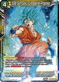 SSB Son Goku, Unceasing Progress - Wild Resurgence - Dragon Ball Super: Masters card