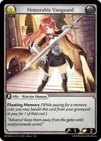 Honorable Vanguard - 2022 Demo Deck - Grand Archive TCG card