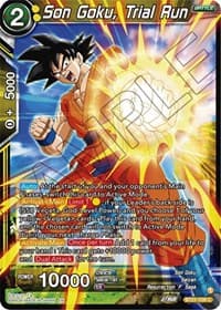 Son Goku, Trial Run - Wild Resurgence - Dragon Ball Super: Masters card