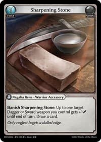Sharpening Stone - 2022 Demo Deck - Grand Archive TCG card