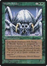 Woolly Spider - Ice Age - Magic: The Gathering card