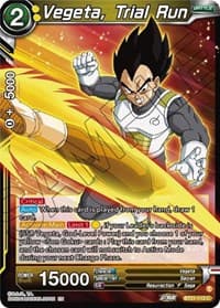 Vegeta, Trial Run - Wild Resurgence - Dragon Ball Super: Masters card