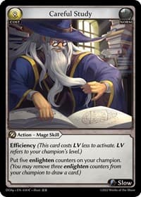 Careful Study - Dawn of Ashes Prelude - Grand Archive TCG card