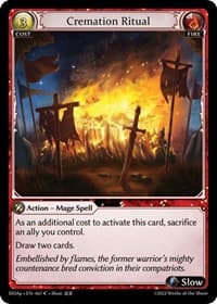 Cremation Ritual - Dawn of Ashes Prelude - Grand Archive TCG card