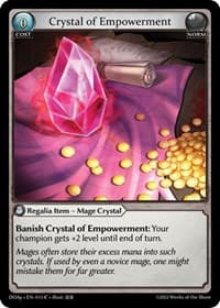 Crystal of Empowerment - Dawn of Ashes Prelude - Grand Archive TCG card