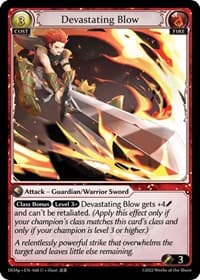 Devastating Blow - Dawn of Ashes Prelude - Grand Archive TCG card