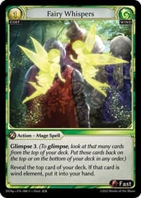 Fairy Whispers - Dawn of Ashes Prelude - Grand Archive TCG card