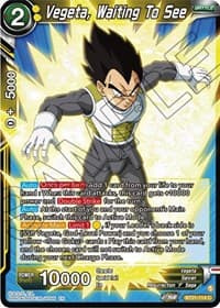 Vegeta, Waiting To See - Wild Resurgence - Dragon Ball Super: Masters card