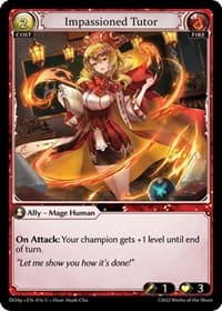 Impassioned Tutor - Dawn of Ashes Prelude - Grand Archive TCG card
