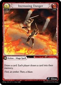 Increasing Danger - Dawn of Ashes Prelude - Grand Archive TCG card