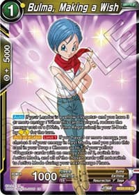 Bulma, Making a Wish - Wild Resurgence - Dragon Ball Super: Masters card