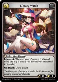Library Witch - Dawn of Ashes Prelude - Grand Archive TCG card